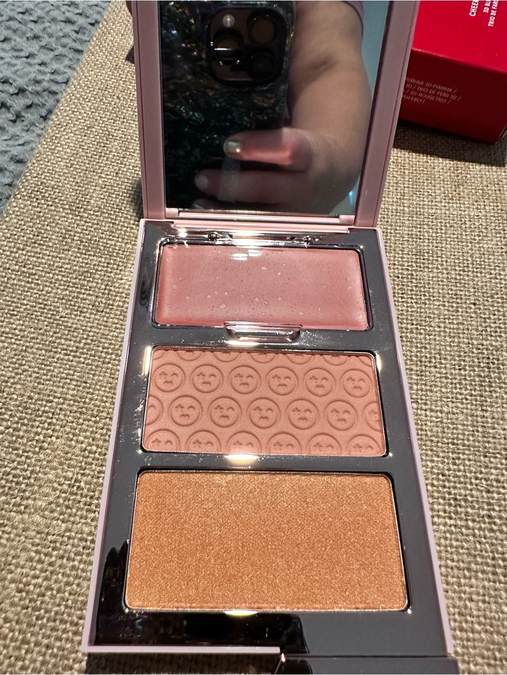 ONE/SIZE Cheek Clapper 3D Blush Trio - Very That BNIB